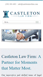 Mobile Screenshot of castletonlawfirm.com